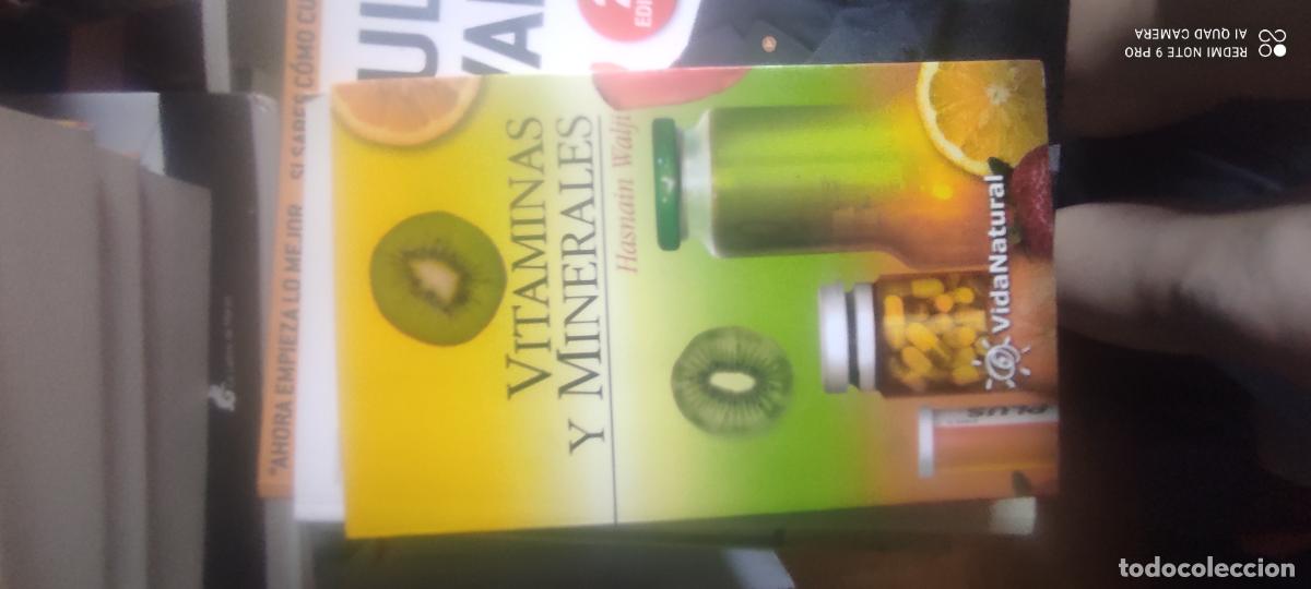 Libros de segunda mano: VITAMINAS Y MINERALES. HASNAIN WALJI. 2002. EDITORIAL EDAF. RUSTICA