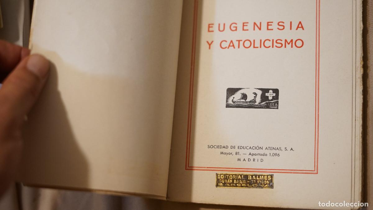 Libros de segunda mano: Dr Toht - Eugenesia y catolicismo - Foto 2