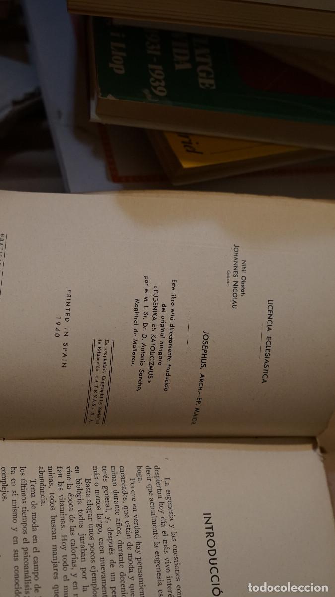 Libros de segunda mano: Dr Toht - Eugenesia y catolicismo - Foto 3