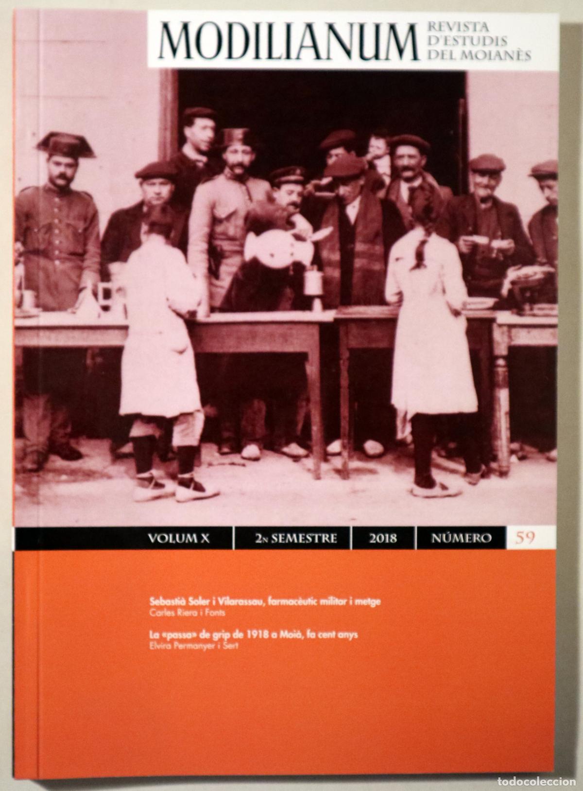 Livres d'occasion: (Soler i Vilarassau, Sebasti&agrave;) - MODILIANUM N&ordm; 59 - Moi&agrave; 2018 - Il&middot;lustrat