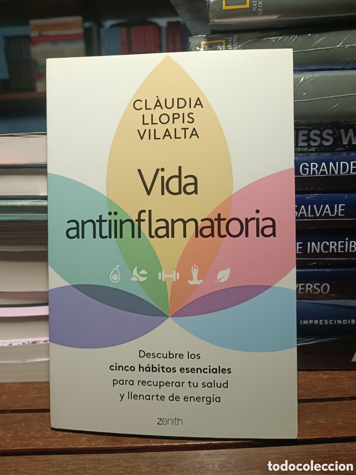 Libros de segunda mano: Vida antiinflamatoria Descubre los cinco h&aacute;bitos esenciales Claudia Llopis Vilalta salud zenith 2025