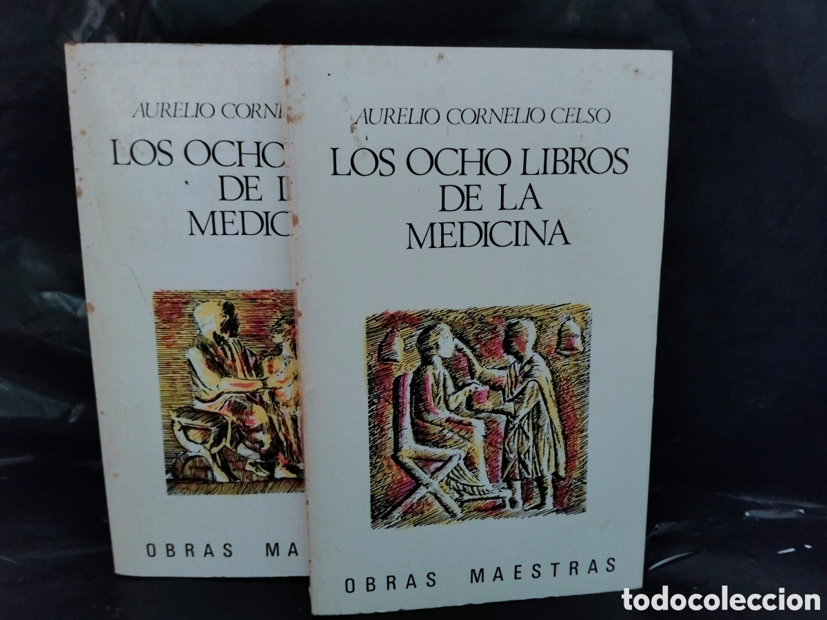 Libros de segunda mano: AURELIO CORNELIO CELSO. LOS OCHO LIBROS DE LA MEDICINA (2TOMOS) .EDITORIAL IBERIA