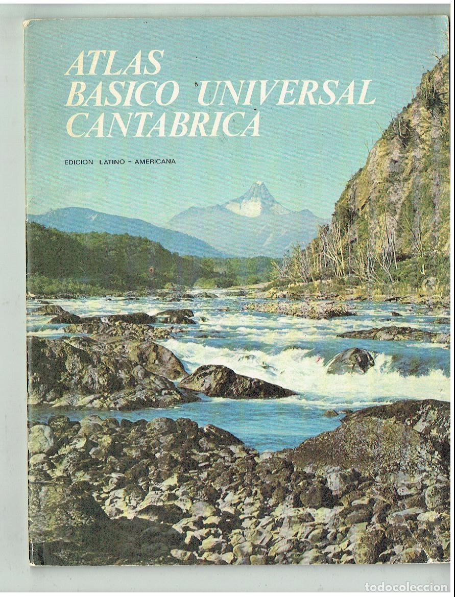 Libros de segunda mano: ATLAS B&Aacute;SICO UNIVERSAL CANTABRICA. EDC. LATINO - AMERICANA. 1978. (ST/PB6)