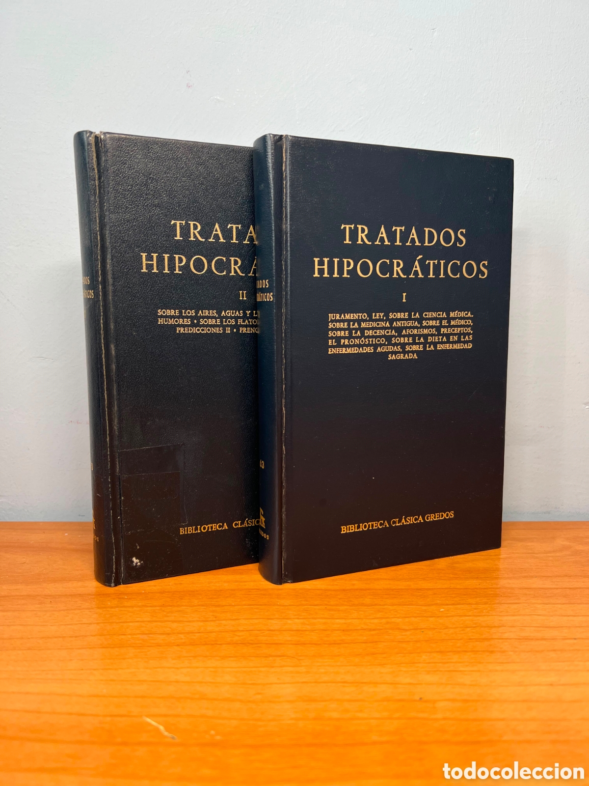 Libros de segunda mano: Tratados Hipocr&aacute;ticos I y II Biblioteca Cl&aacute;sica Gredos