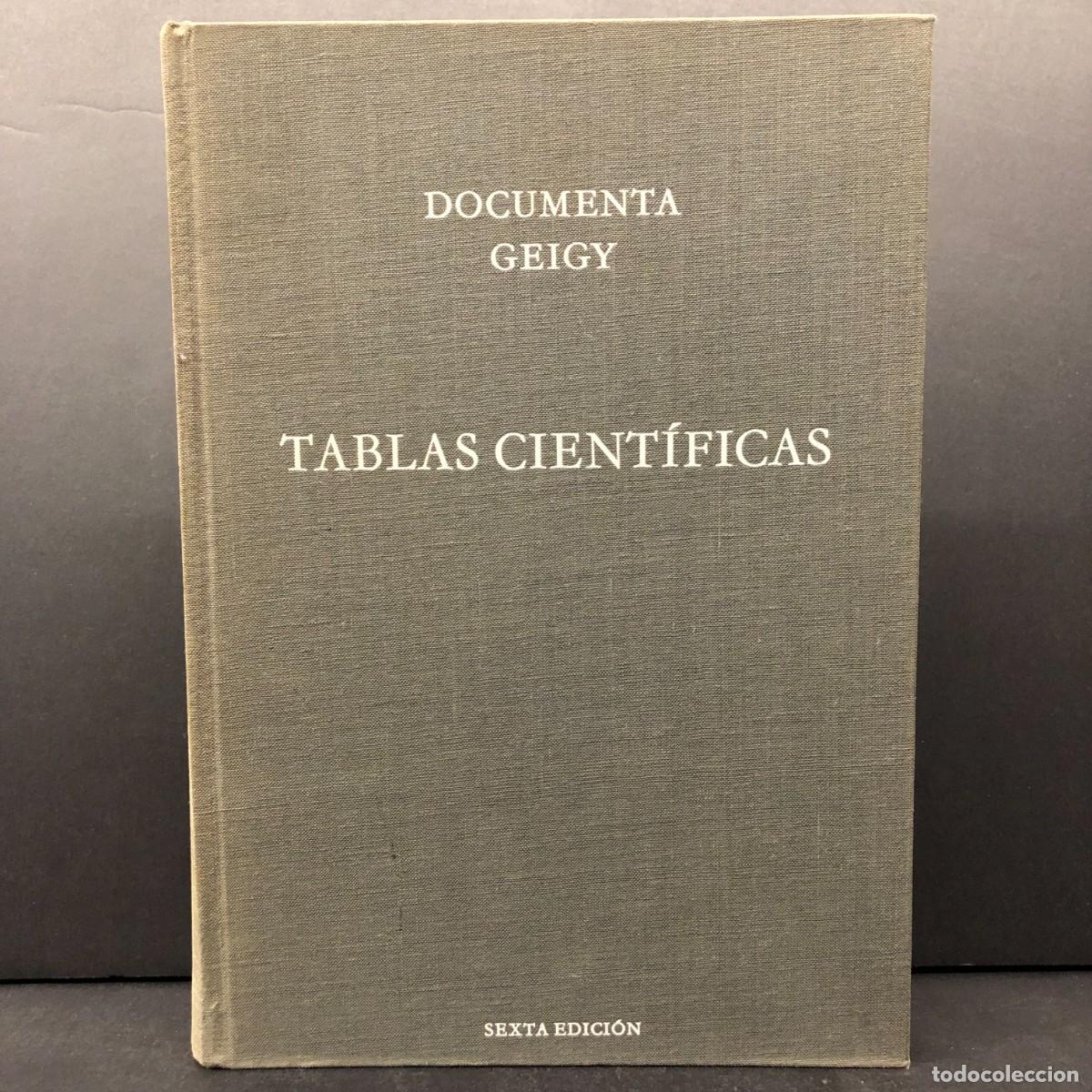 Libros de segunda mano: TABLAS CIENT&Iacute;FICAS - KONRAD DIEM - DOCUMENTA GEIGY - 1965 / 3342