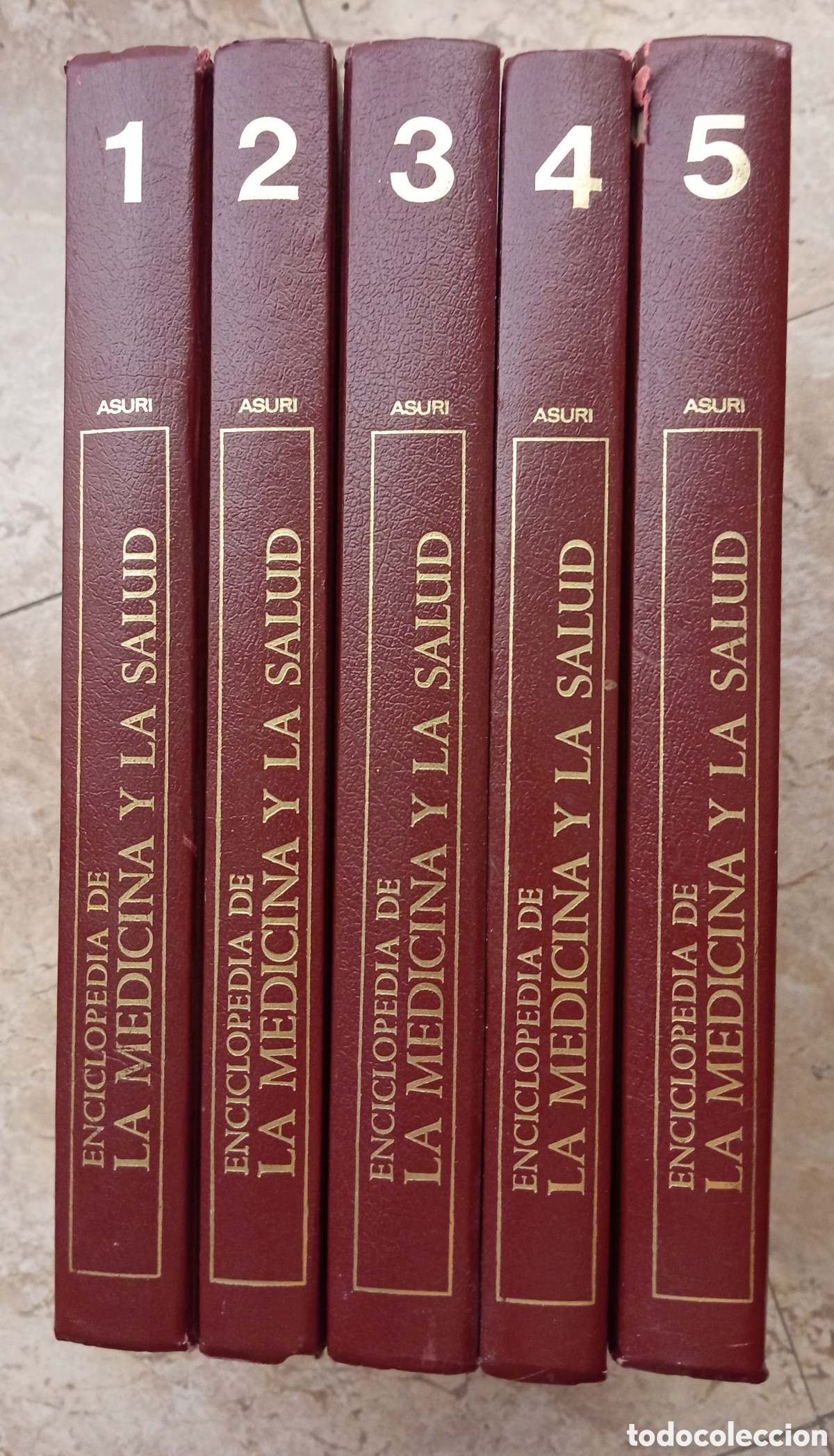 Libros de segunda mano: ENCICLOPEDIA DE LA MEDICINA Y LA SALUD ASURI 5 TOMOS