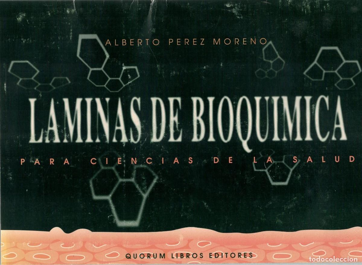 Libros de segunda mano: LAMINAS DE BIOQUIMICA PARA CIENCIAS DE LA SALUD. PEREZ MORENO, ALBERTO. A-MEDI-1603