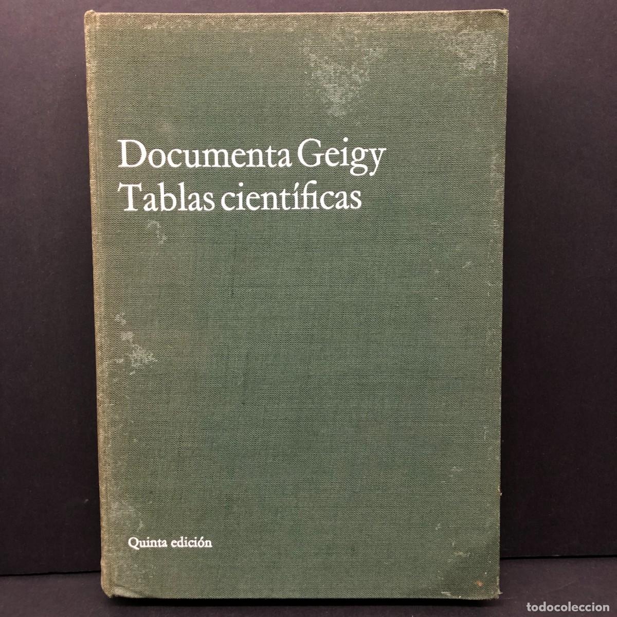 Libros de segunda mano: DOCUMENTA GEIGY - TABLAS CIENT&Iacute;FICAS - QUINTA EDICI&Oacute;N / 4252