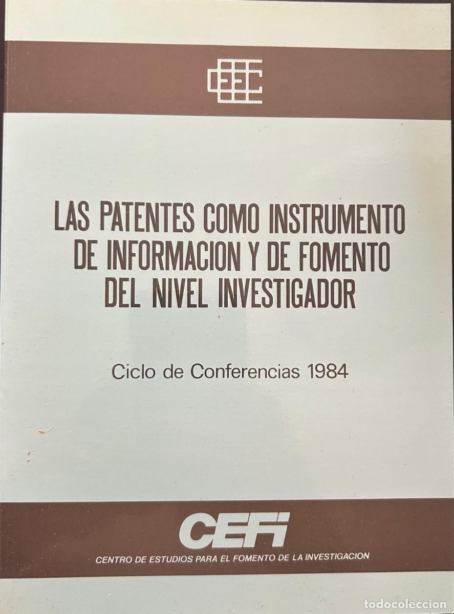 Libros de segunda mano: Patentes e investigaci&oacute;n