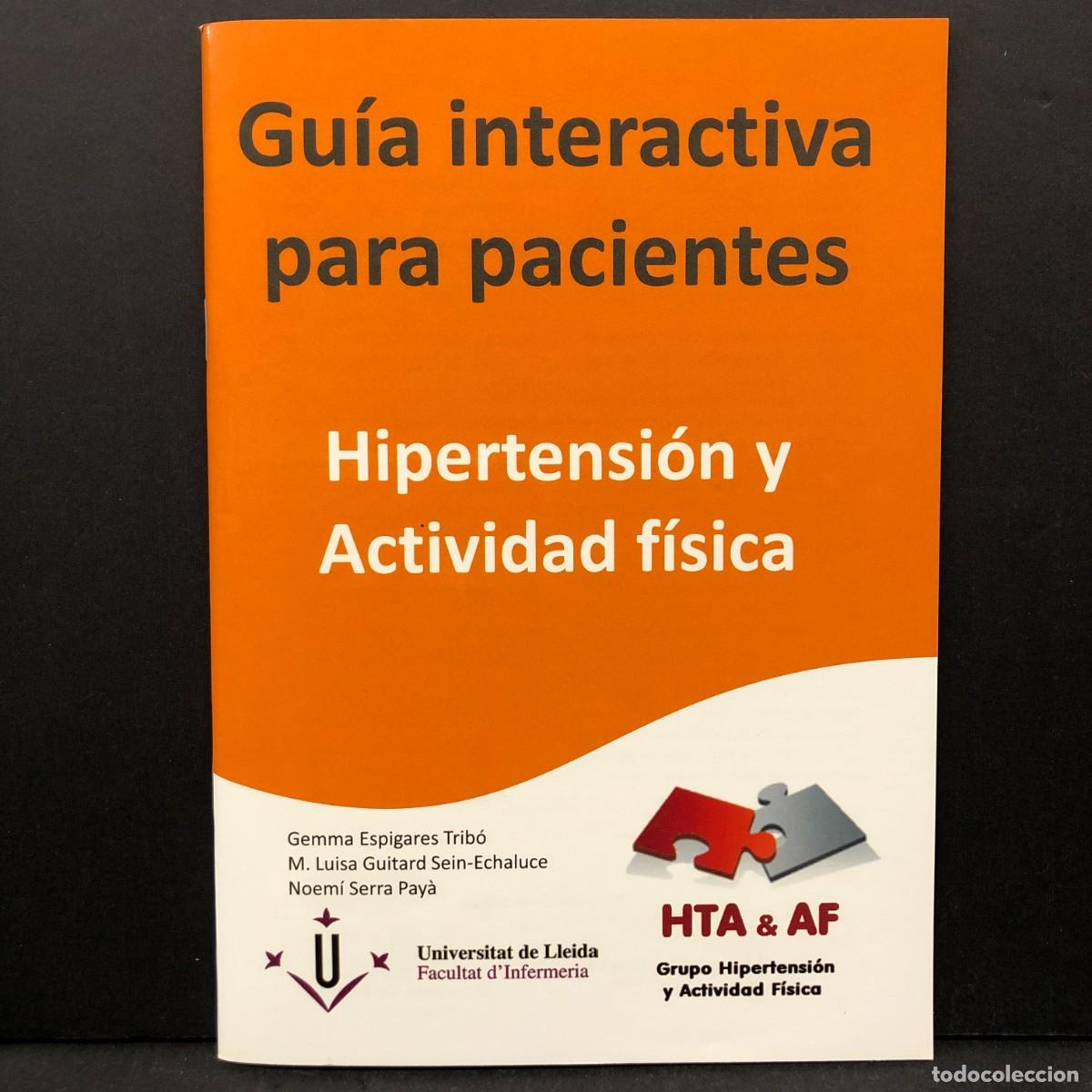 Libros de segunda mano: GU&Iacute;A INTERACTIVA PARA PACIENTES - HIPERTENSI&Oacute;N Y ACTIVIDAD F&Iacute;SICA - UNIVERSITAT DE LLEIDA / 4376