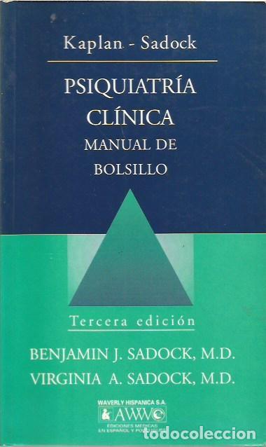 Libros de segunda mano: PSIQUIATRIA CLINICA MANUAL DE BOLSILLO TERCERA EDICION BENJAMIN J SADOCK