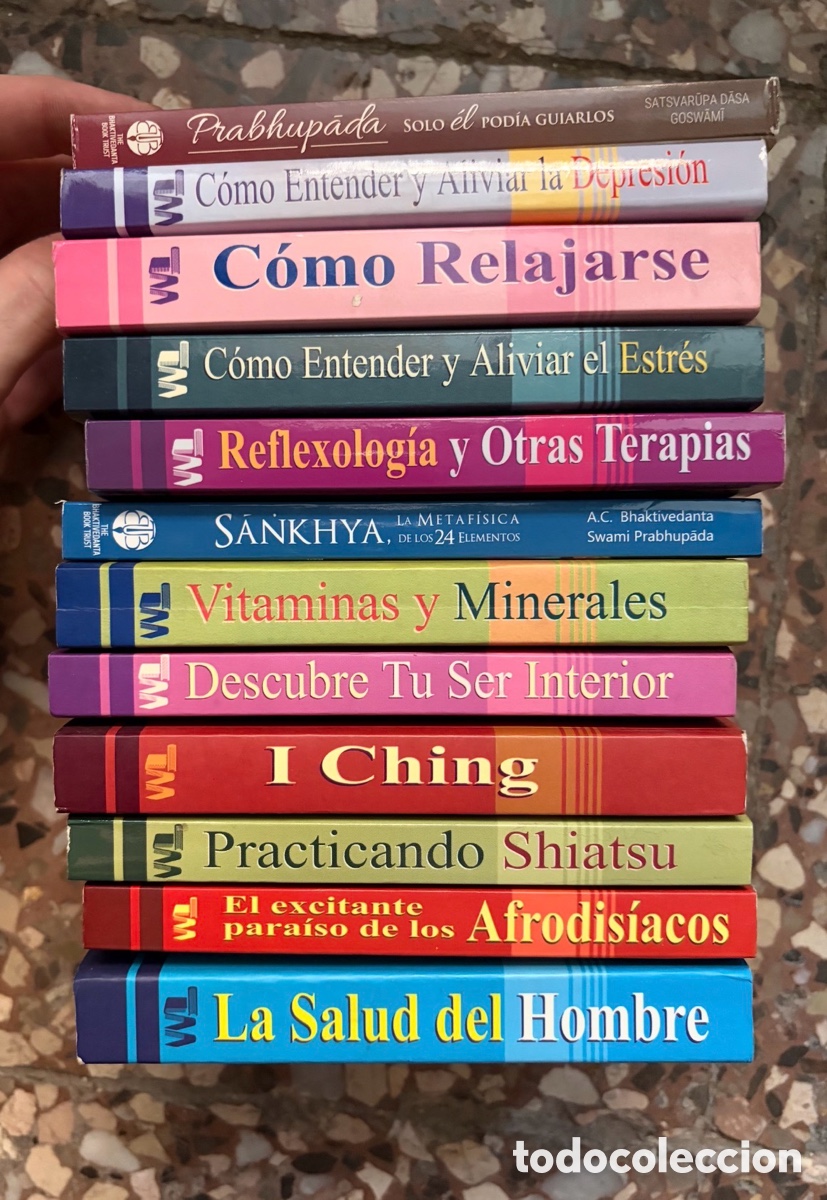 Libros de segunda mano: Lote de libros de bienestar: relajaci&oacute;n feng shui i ching afrodisiacos reflexologia estres