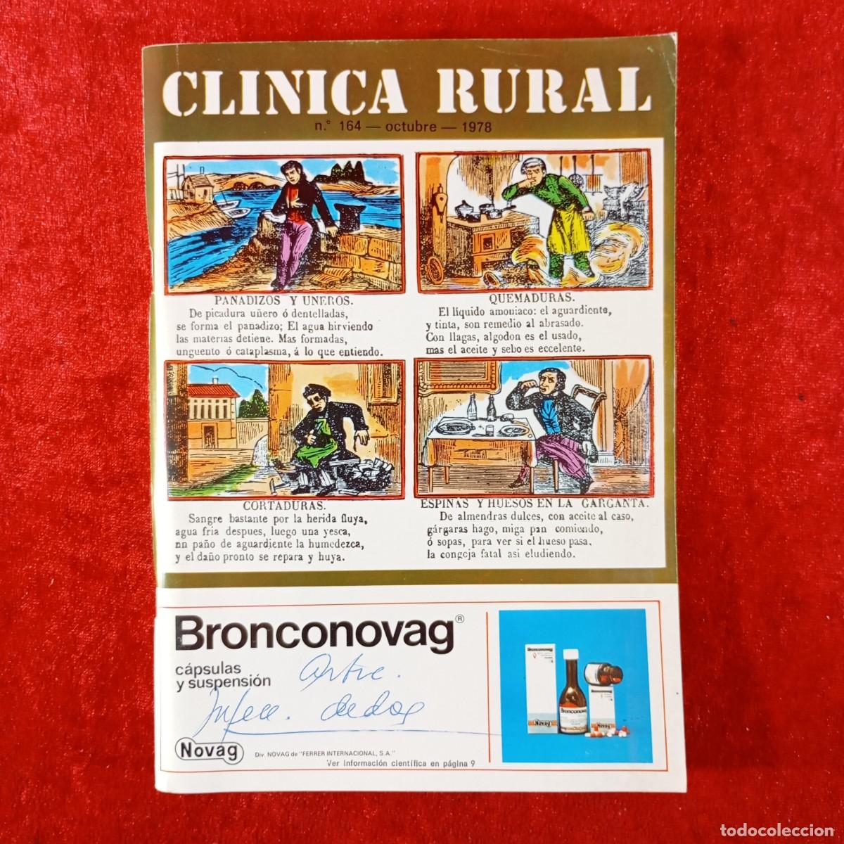 Libros de segunda mano: CLINICA RURAL - REVISTA DE INFORMACION CIENTIFICA ESPECIALIZADA - N&ordm; 164 - OCTUBRE 1978 / 4898