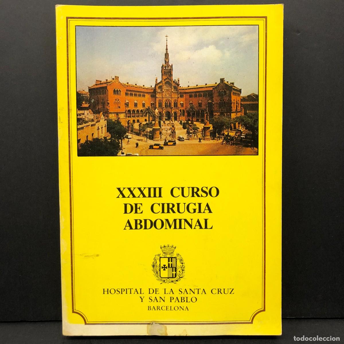 Libros de segunda mano: XXXIII CURSO DE CIRUGIA ABDOMINAL - HOSPITAL DE LA SANTA CRUZ Y SAN PABLO - BARCELONA / 5084