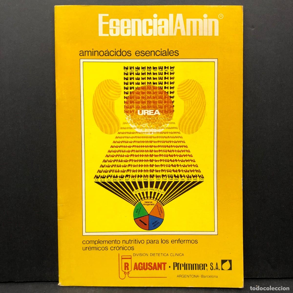 Libros de segunda mano: ESENCIAL AMIN - AMINO&Aacute;CIDOS ESENCIALES - UREA - COMPLEMENTO NUTRITIVO PARA ENFERMOS UR&Eacute;MICOS / 5123