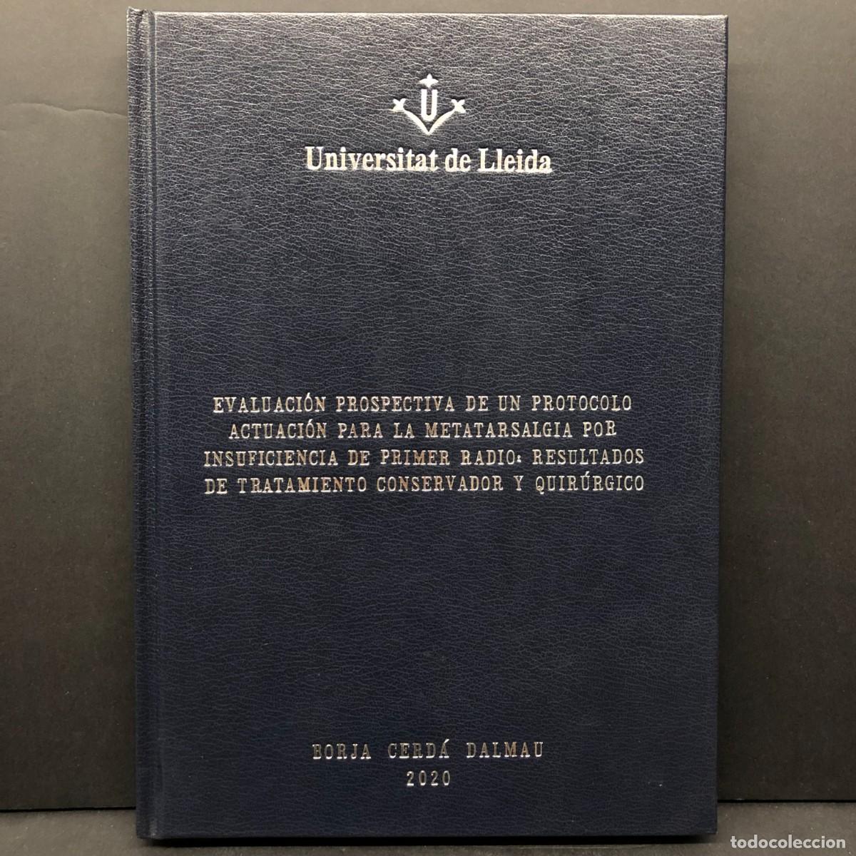 Libros de segunda mano: EVALUACI&Oacute;N PROSPECTIVA DE UN PROTOCOLO - BORJA CERD&Aacute; DALMAU - 2020 - UNIVERSITAT DE LLEIDA / 5144