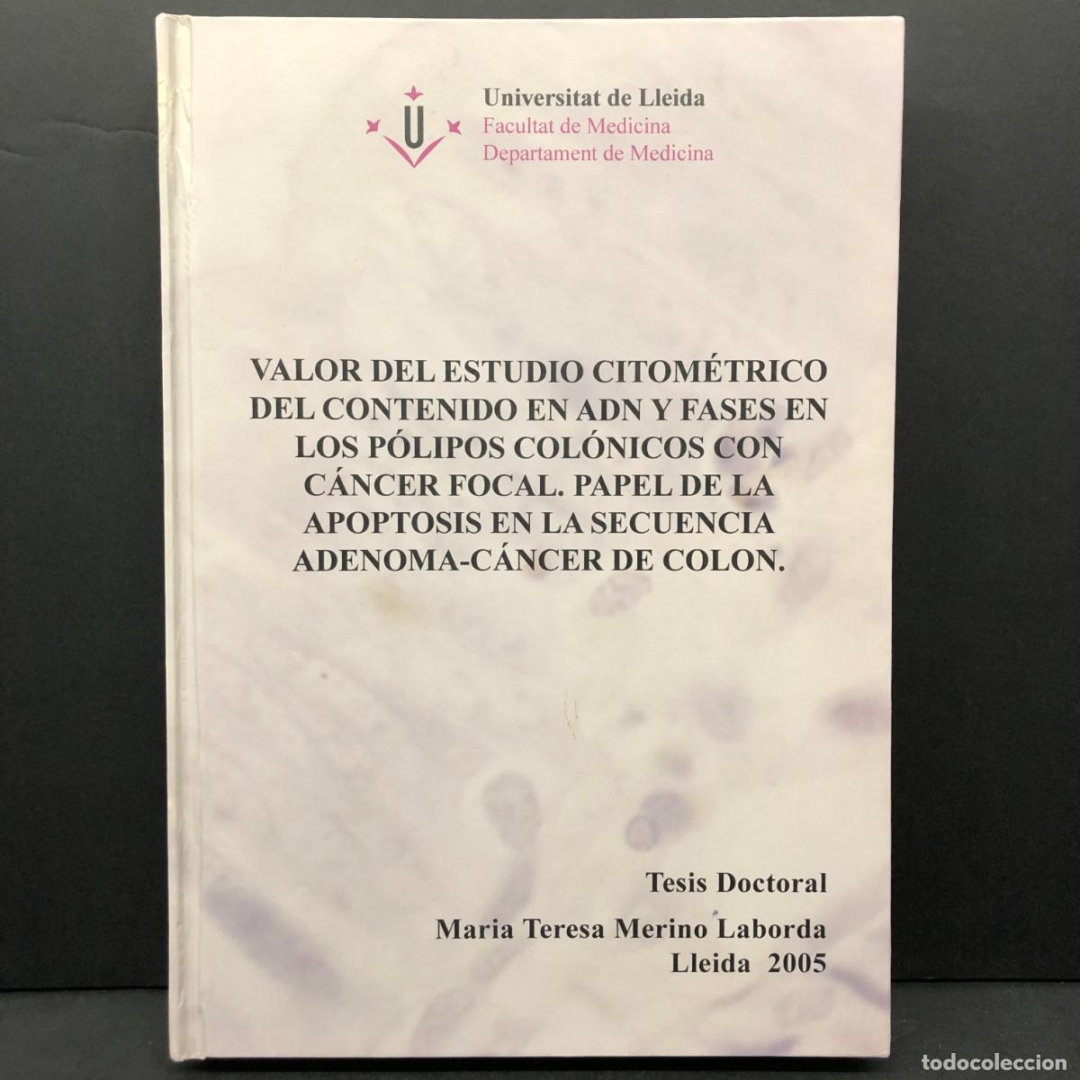 Gebrauchte B&uuml;cher: VALOR DEL ESTUDIO CITOM&Eacute;TRICO DEL CONTENIDO EN ADN Y FASES EN LOS P&Oacute;LIPOS COL&Oacute;NICOS CON C&Aacute;NCER/ 5149