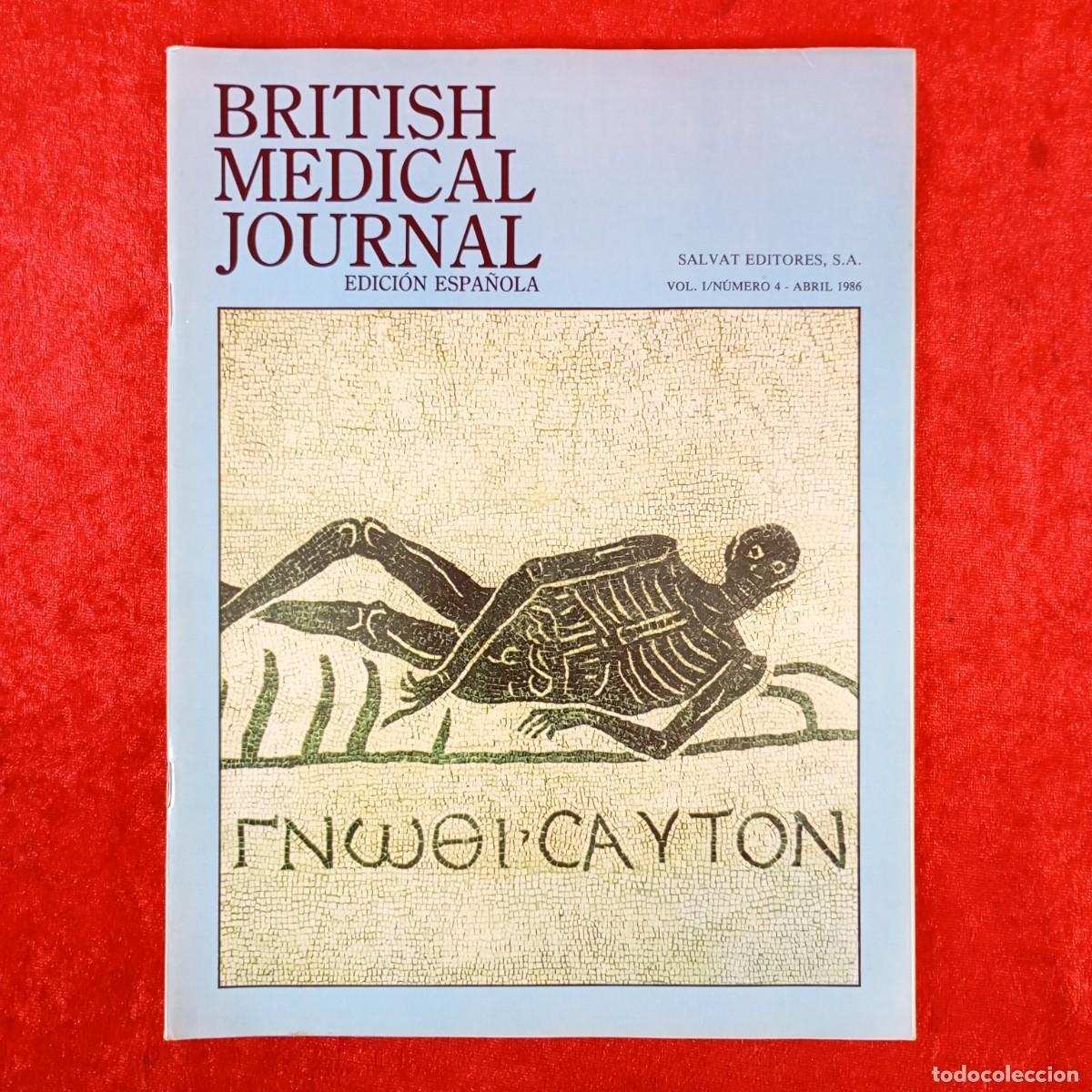 Livres d'occasion: BRITISH MEDICAL JOURNAL - EDICI&Oacute;N ESPA&Ntilde;OLA . SALVAT EDITORES - N&ordm; 4 - 1986 / 6105
