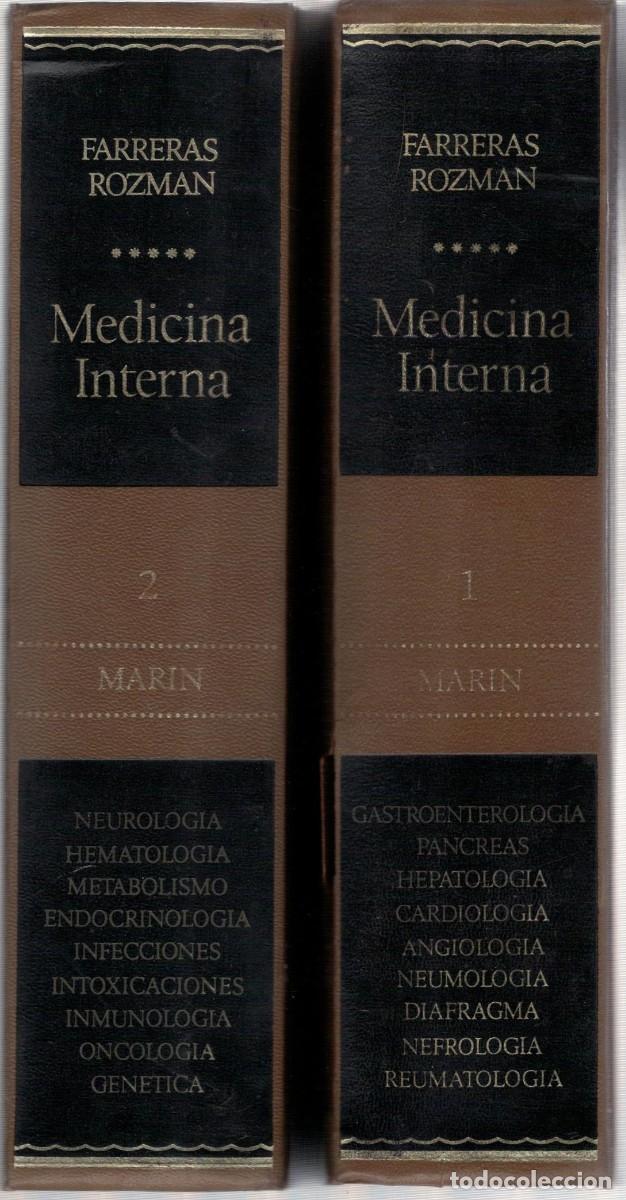 Libros de segunda mano: MEDICINA INTERNA TOMO I Y II. FARRERAS, P. / ROZMAN, CIRIL. A-MEDI-1673