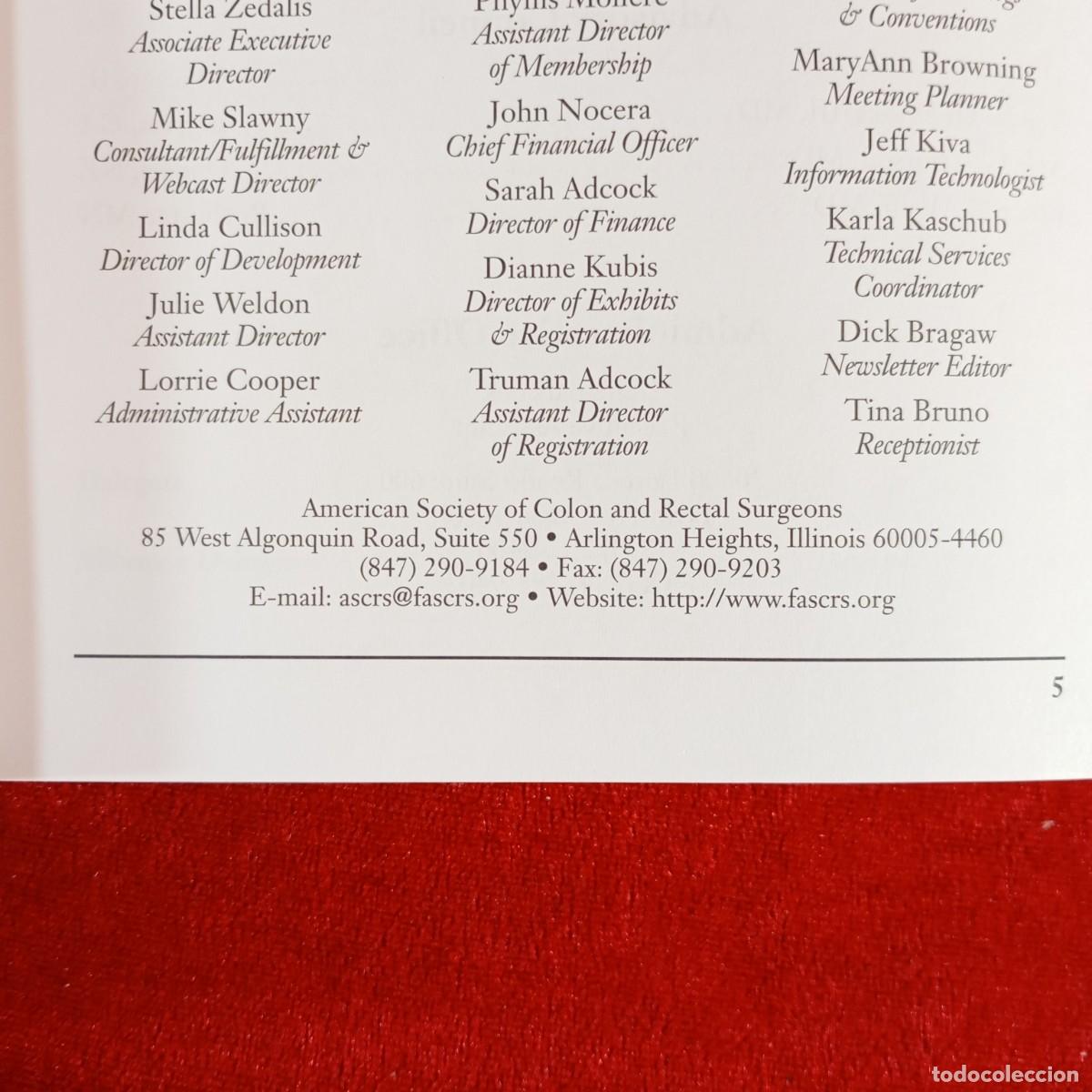 Libros de segunda mano: ASCRS - 2009 - MEMBERSHIP DIRECTORY / 6669 - Foto 4