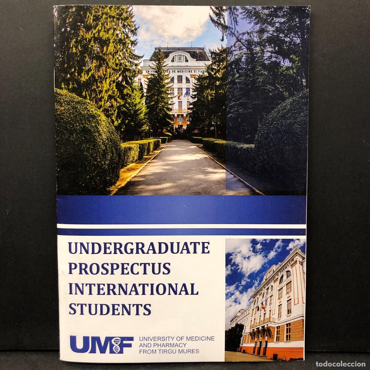 Libros de segunda mano: UNDERGRADUATE PROSPECTUS INTERNATIONAL STUDENTS - UMF / 31