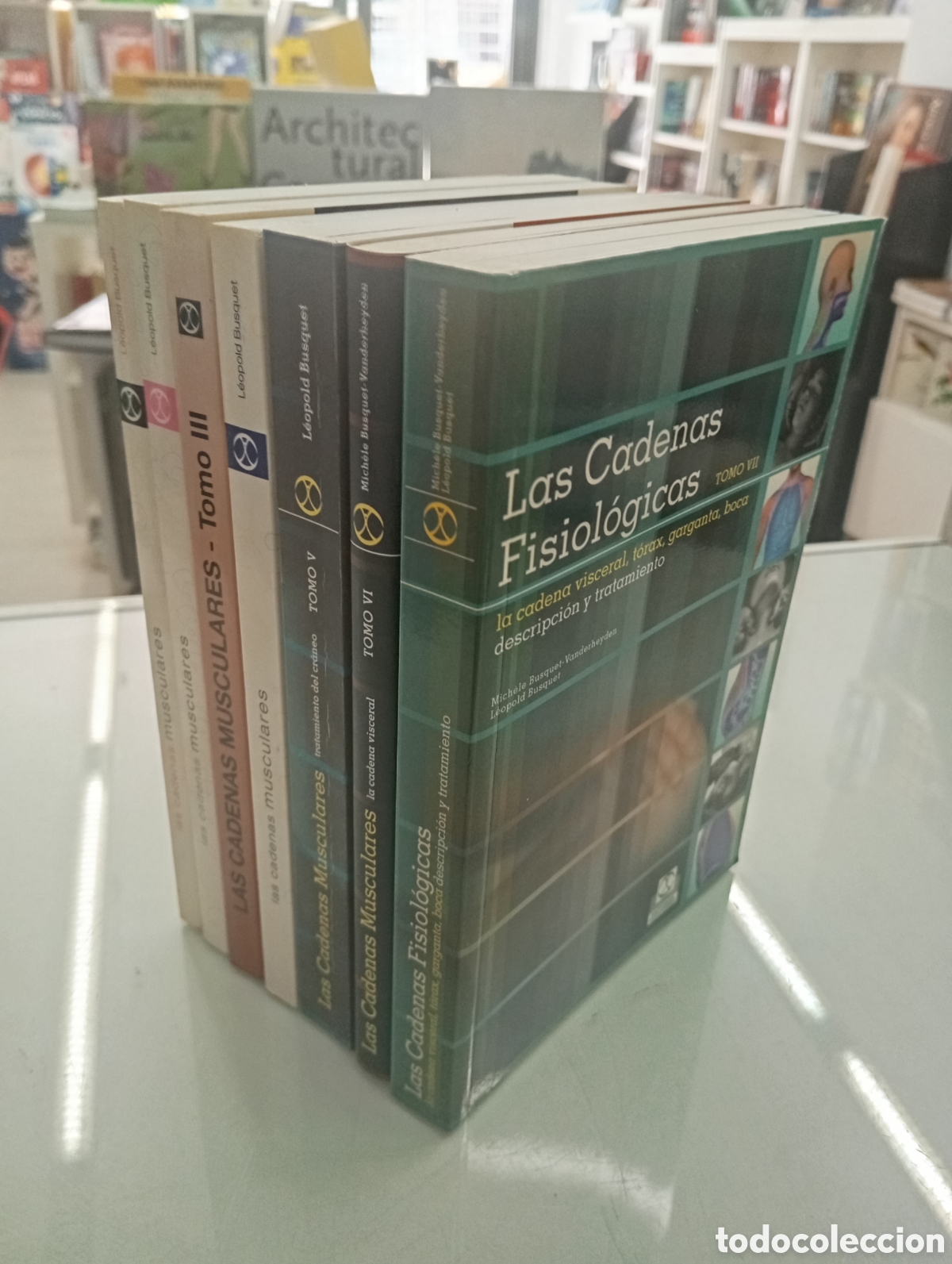 Libros de segunda mano: LAS CADENAS MUSCULARES FISIOLOGICAS 7 TOMOS LEOPOLD BUSQUET PAIDOTRIBO OBRA COMPLETA FISIOTERAPIA