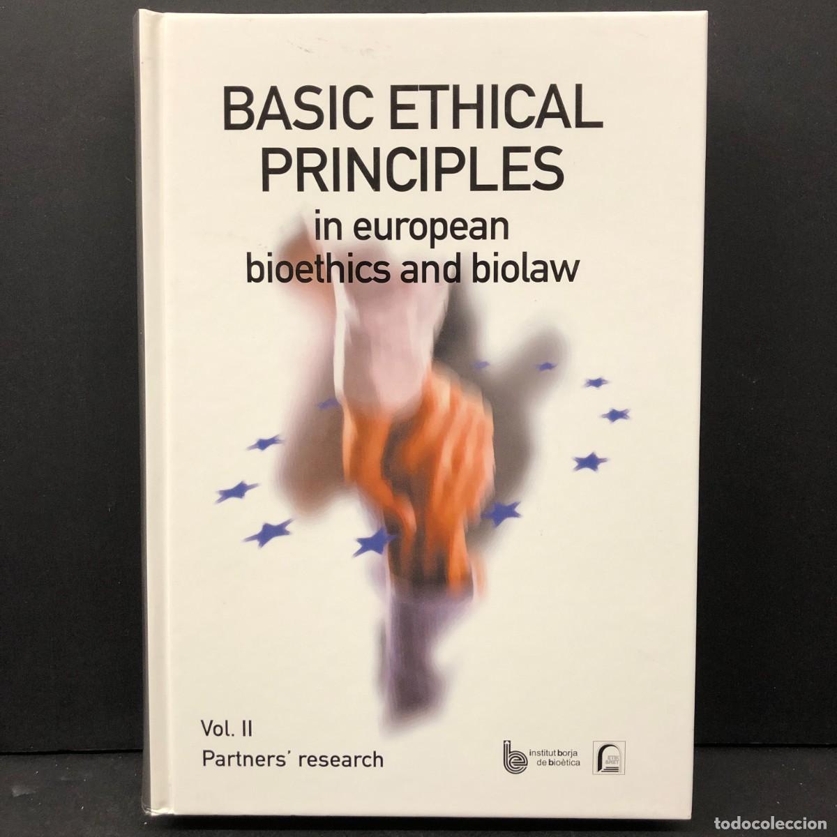 Libros de segunda mano: BASIC ETHICAL PRINCIPLES IN EUROPEAN BIOTHEICS AND BIOLAW - VOL. II - BORJA / 81