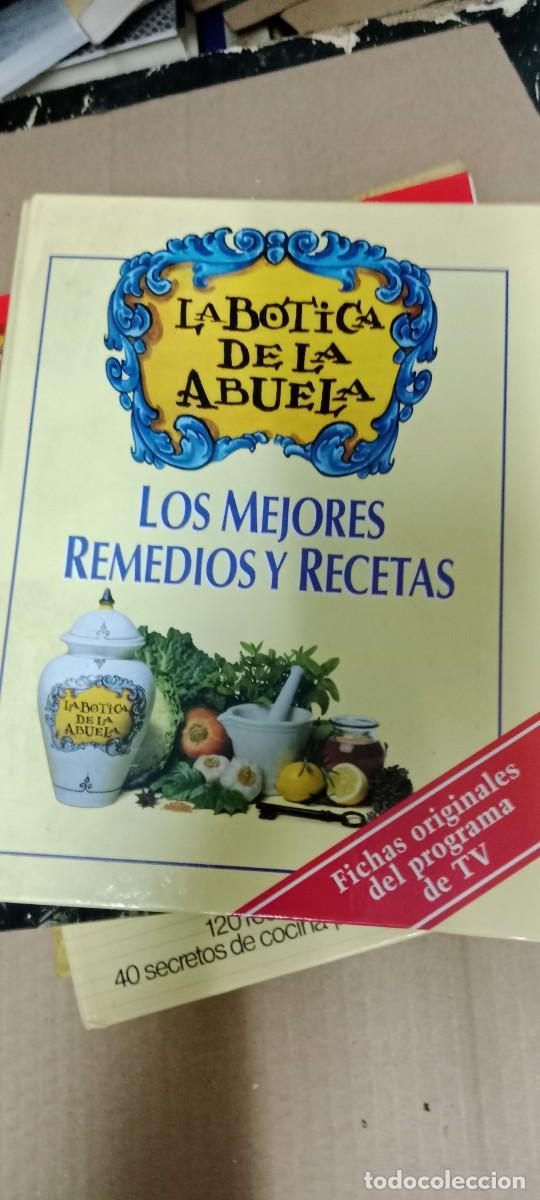 Libros de segunda mano: LA BOTICA DE LA ABUELA LOS MEJORES REMEDIOS NO ESTA COMPLETO LIBRO S-07