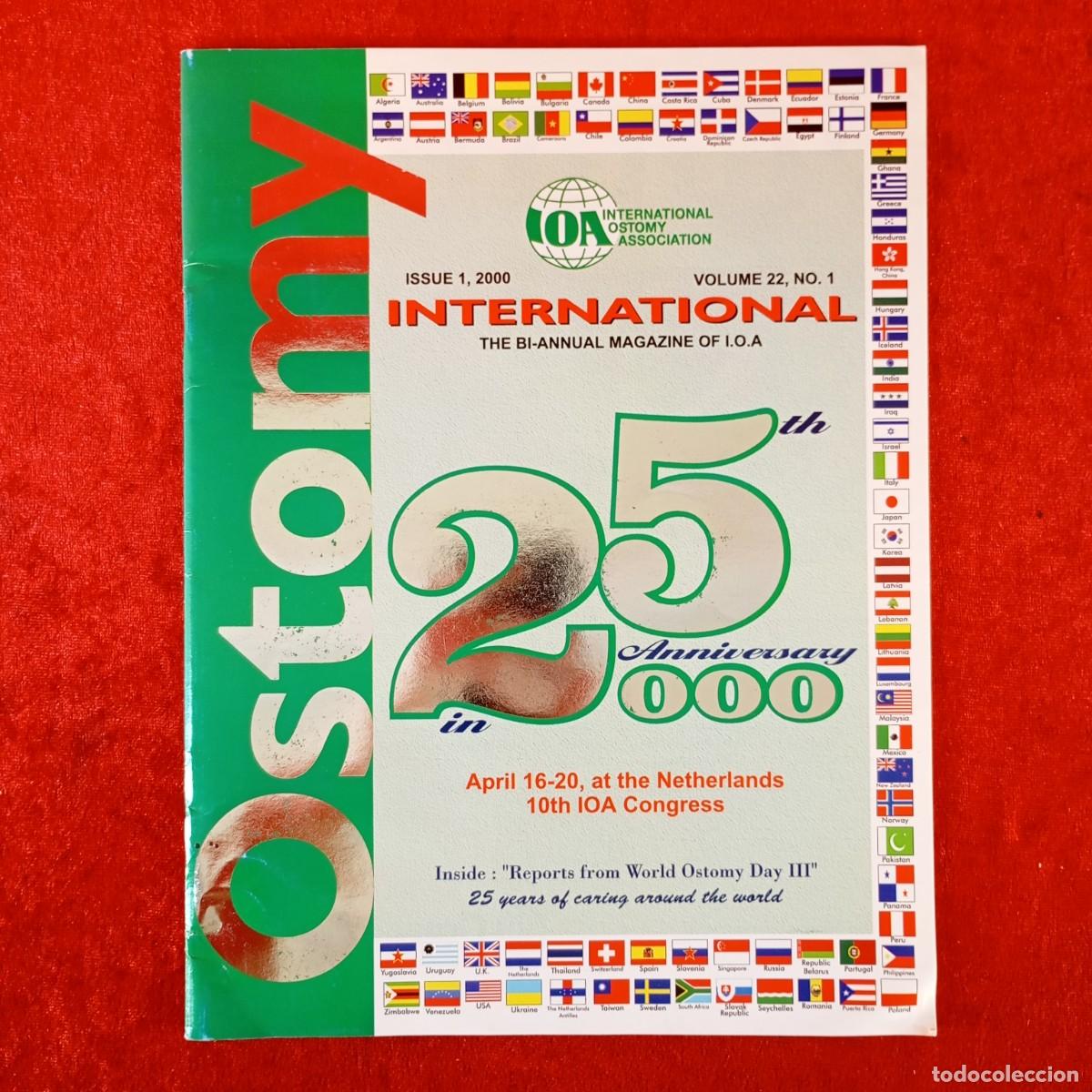 Libros de segunda mano: OSTOMY - INTERNATIONAL MAGAZINE - 2000 - 25 ANNIVERSARY - N&ordm; 1 - VOLUME 22 / 318