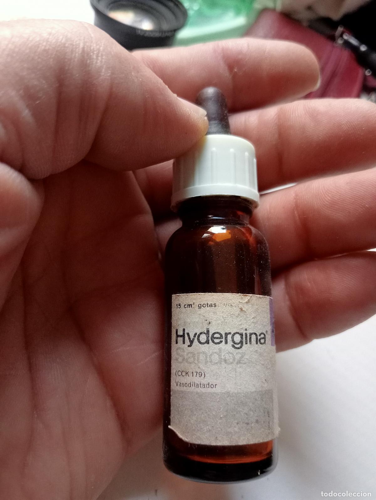 Libros de segunda mano: MEDICAMENTO ANTIGUO HYDERGINA LABORATORIO SANDOZ BOTICA, MEDICINA,