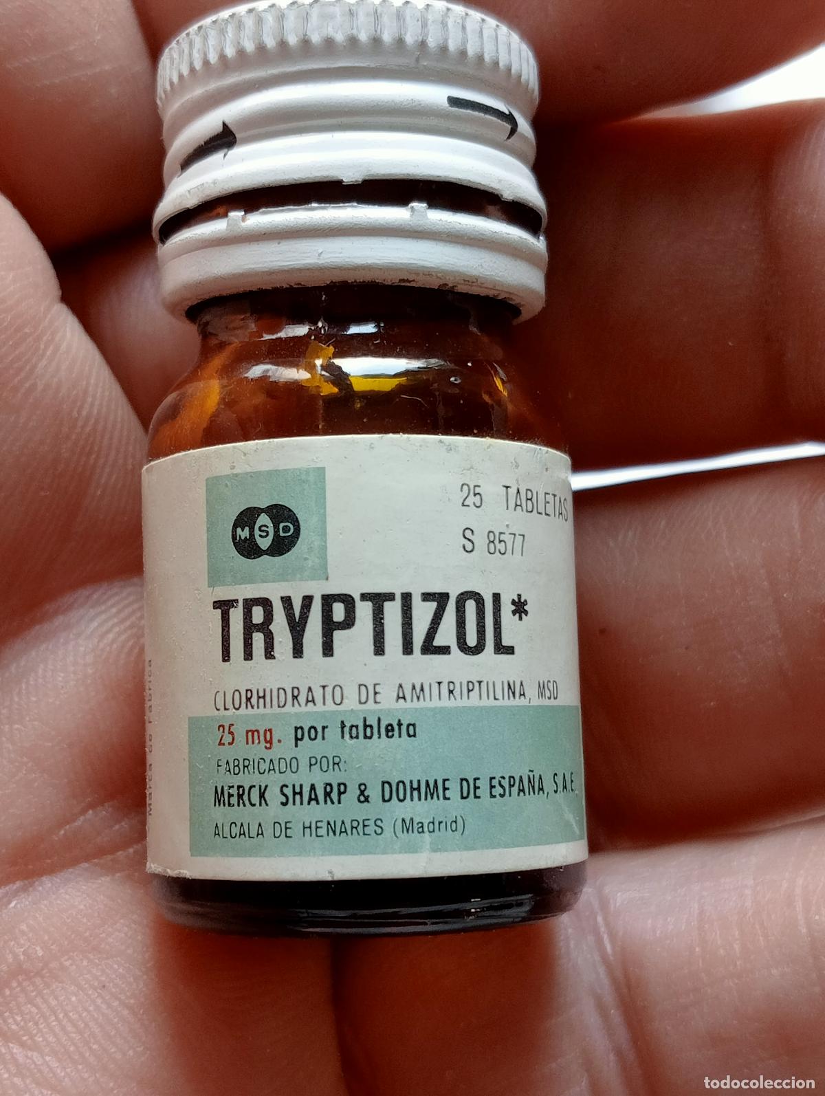 Libros de segunda mano: MEDICAMENTO ANTIGUO TRYPTIZOL LABORATORIO MSD BOTICA, MEDICINA,