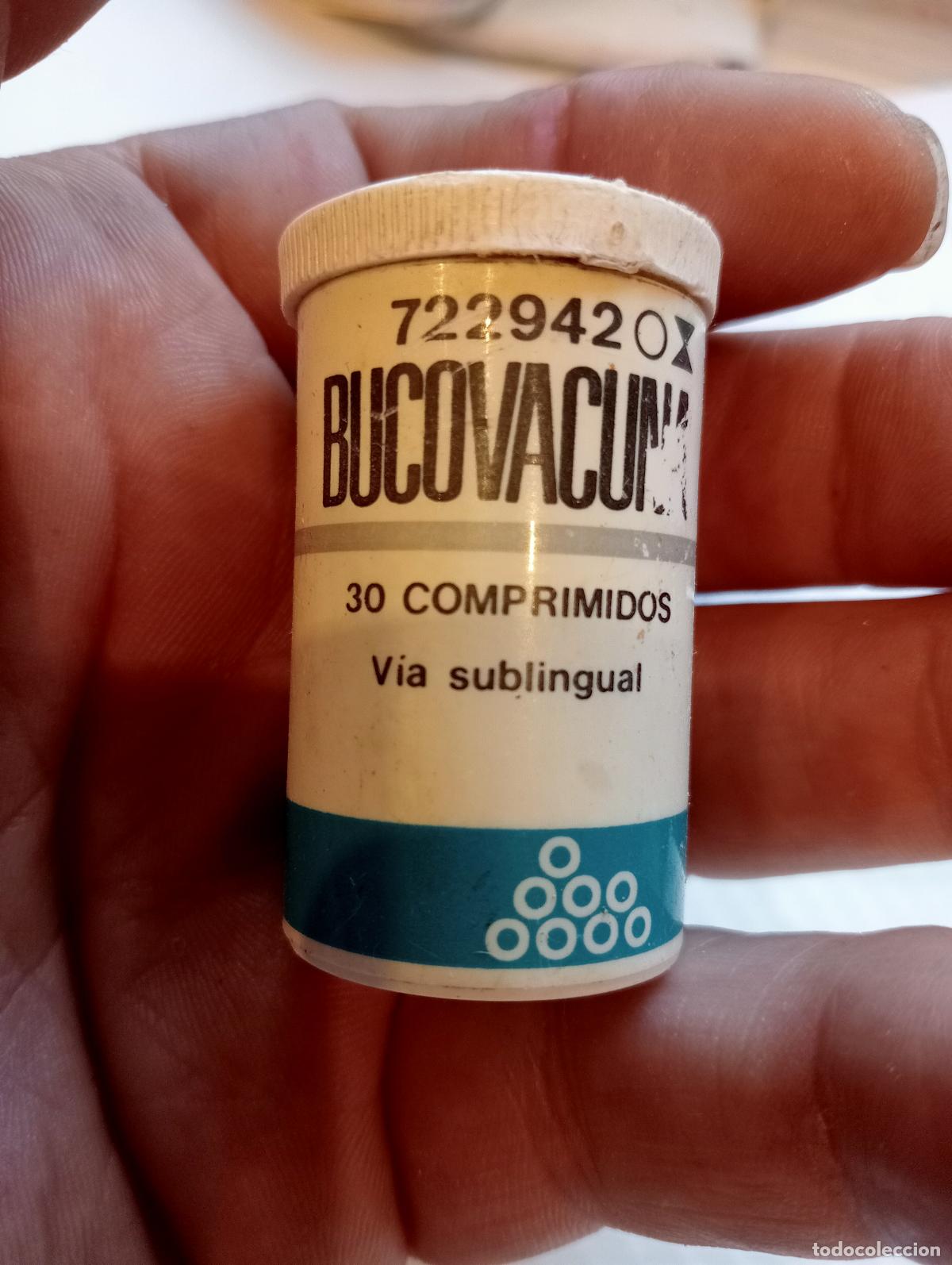 Libros de segunda mano: MEDICAMENTO ANTIGUO BUCOVACUNA LABORATORIO NEZEL BOTICA, MEDICINA,