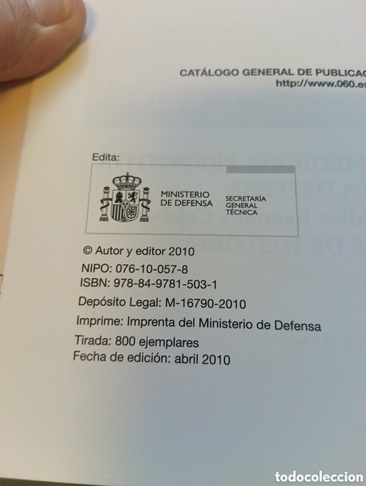 Libros de segunda mano: Instituto de Medicina Preventiva de la Defensa - Foto 4