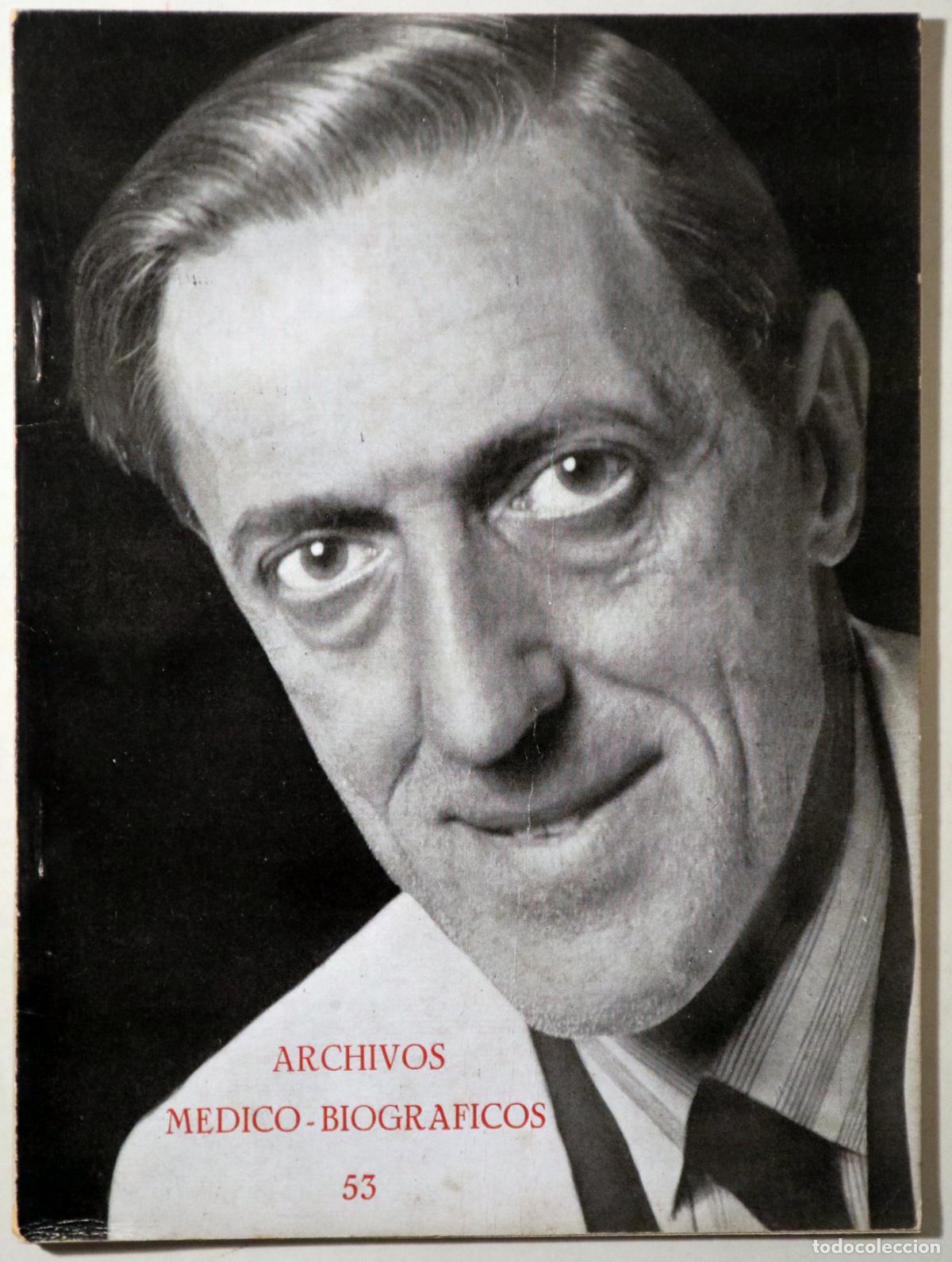 Libri di seconda mano: ARCHIVOS M&Eacute;DICO-BIOGR&Aacute;FICOS N&ordm; 53. PEDRO NUBIOLA - Barcelona s/f - Ilustrado