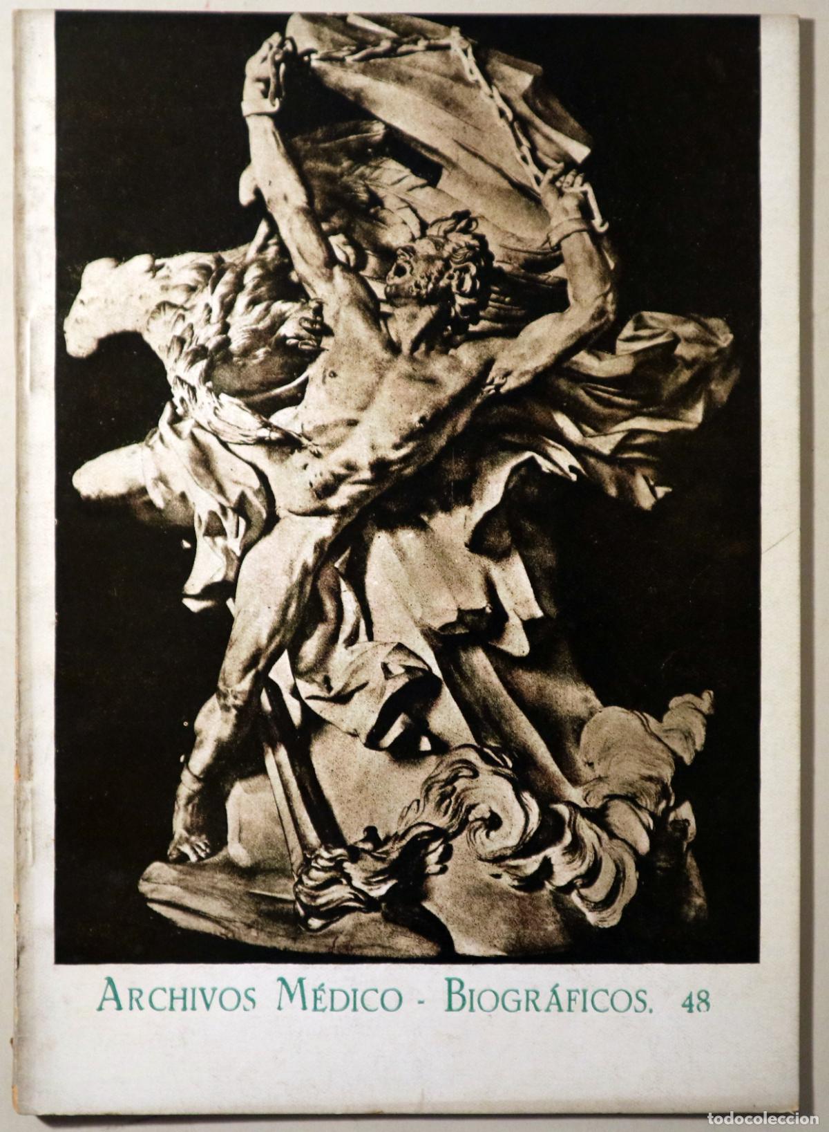 Libri di seconda mano: ARCHIVOS M&Eacute;DICO-BIOGR&Aacute;FICOS N&ordm; 48. BARTOLOM&Eacute; ROBERT - Barcelona s/f - Ilustrado