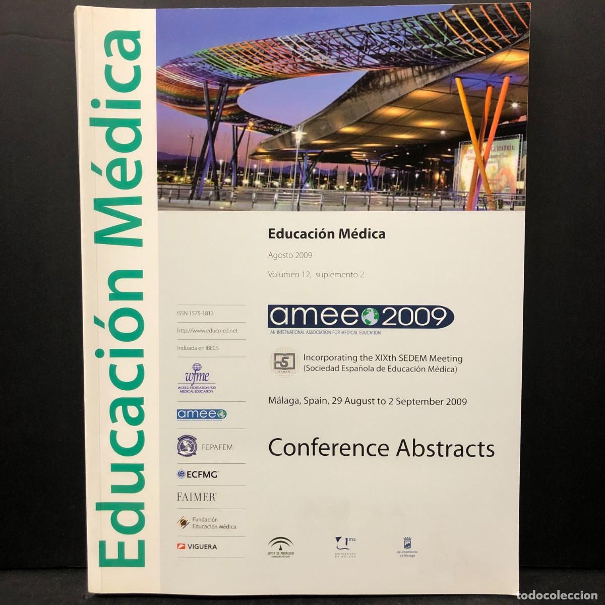 Libros de segunda mano: EDUCACI&Oacute;N M&Eacute;DICA - AGOSTO 2009 - VOLUMEN 12 - SUPLEMENTO 2 - CONFERENCE ABSTRACTS / 1584