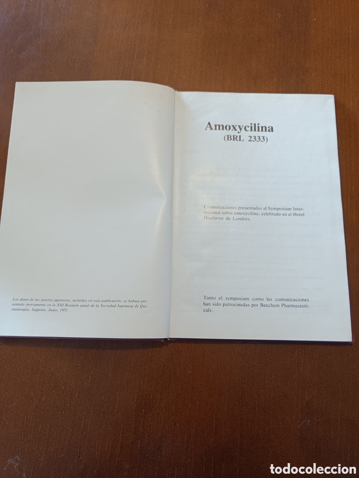Libros de segunda mano: Libro monogr&aacute;fico sobre la amoxycilina - Foto 3