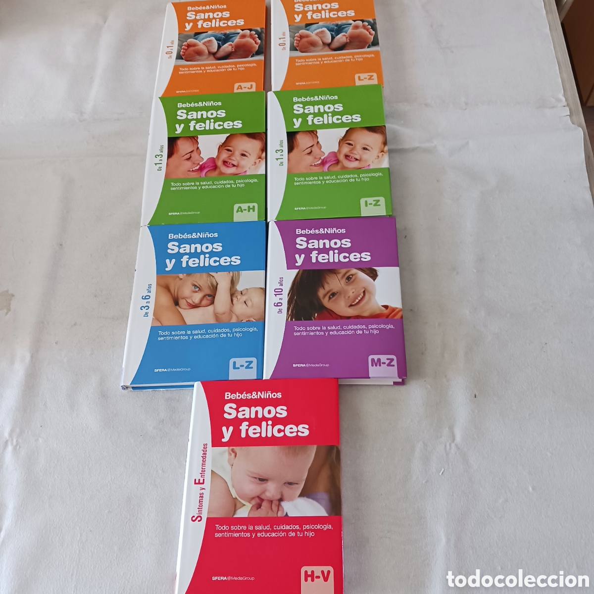 Second hand books: Beb&eacute;s&Ni&ntilde;os Sanos y felices en 7 tomos