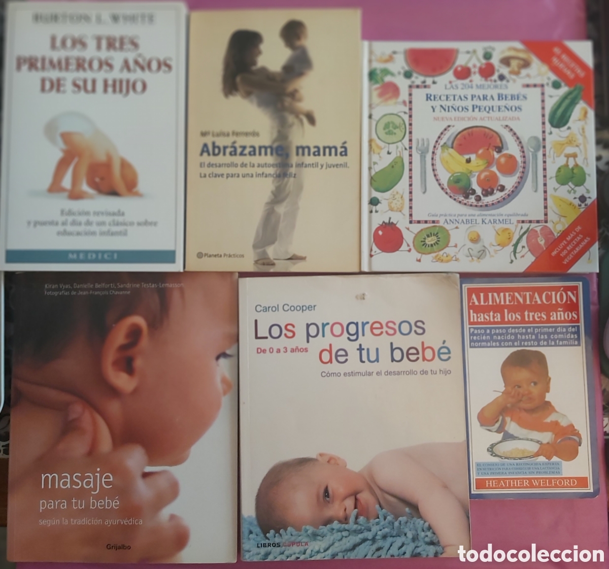 Libros de segunda mano: 6 LIBROS PARA EL BEB&Eacute; Y LA MAM&Aacute;