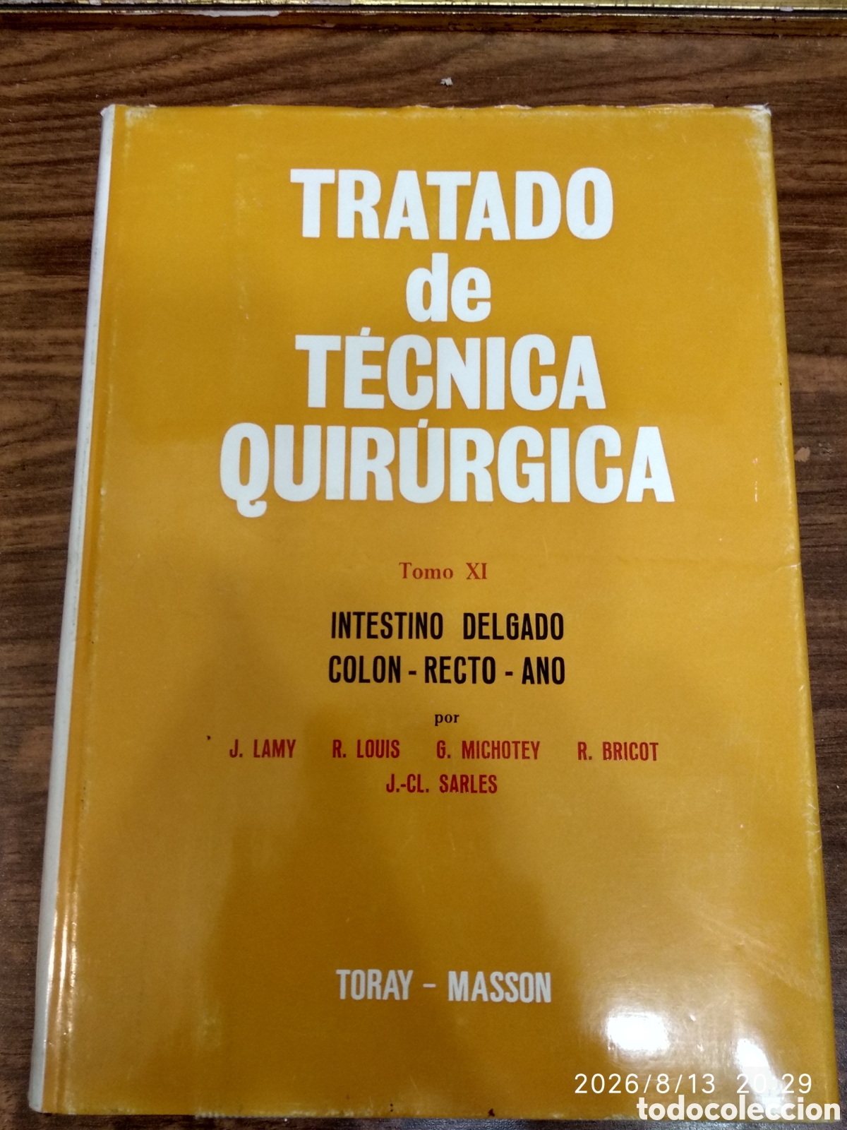 Libros de segunda mano: Tomo XI del tratado de t&eacute;cnica quir&uacute;rgica