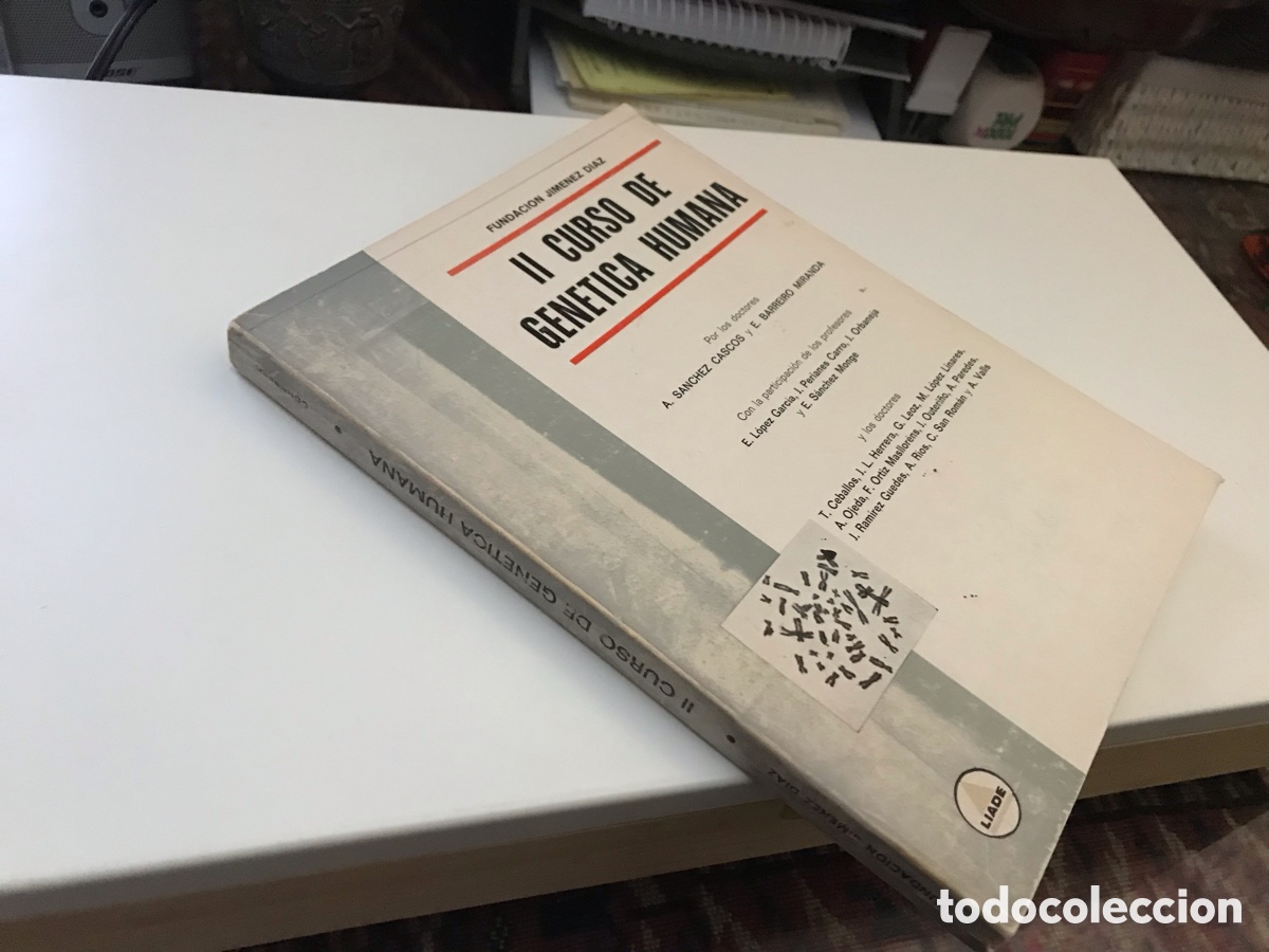 Libros de segunda mano: II Curso de gen&eacute;tica humana. A. S&aacute;nchez Cascos y E. Barreiro Miranda. Liade