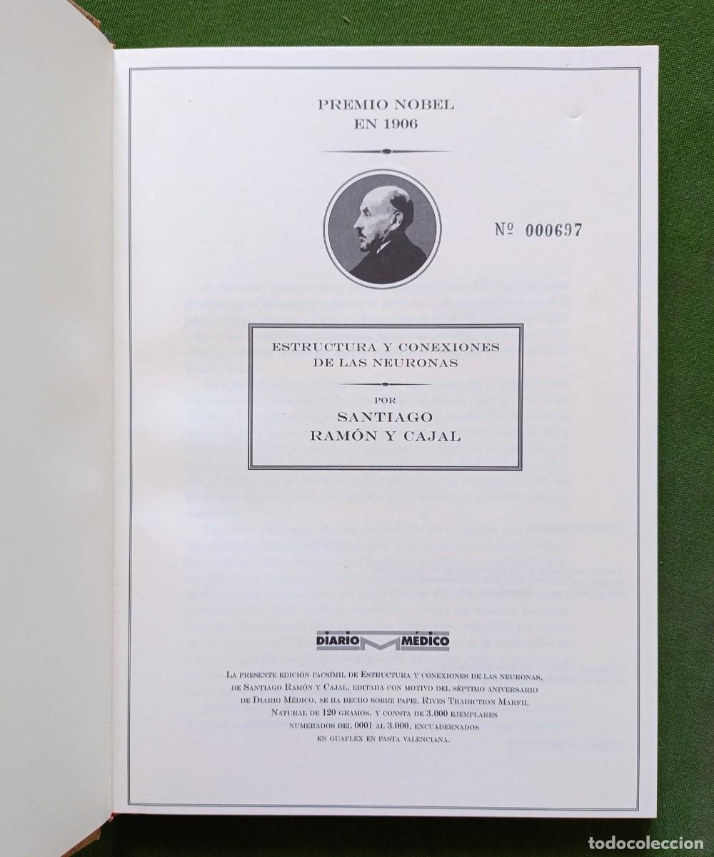 Libros de segunda mano: ESTRUCTURA Y CONEXIONES DE LAS NEURONAS - SANTIAGO RAM&Oacute;N Y CAJAL - CONFERENCIA DEL NOBEL - 1906