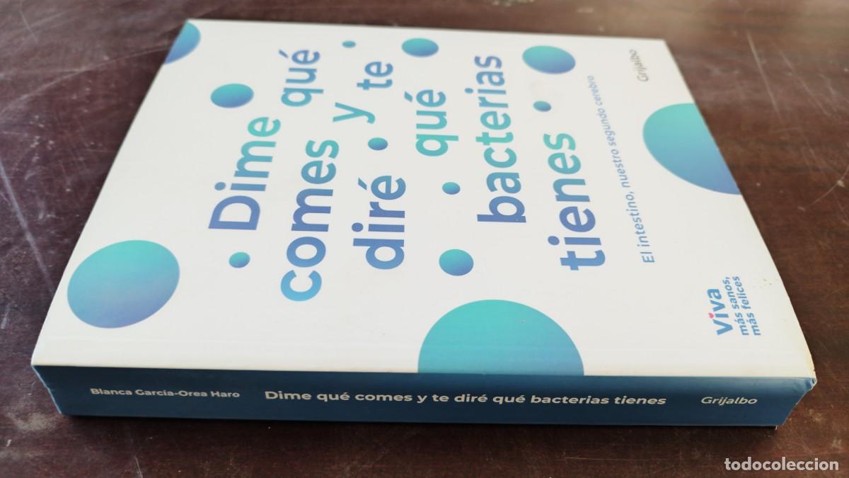 Libros de segunda mano: DIME QUE COMES Y TE DIRE QUE BACTERIAS TIENES / INTESTINO SEGUDO CEREBRO / CJA603-GV-2 / GRIJA