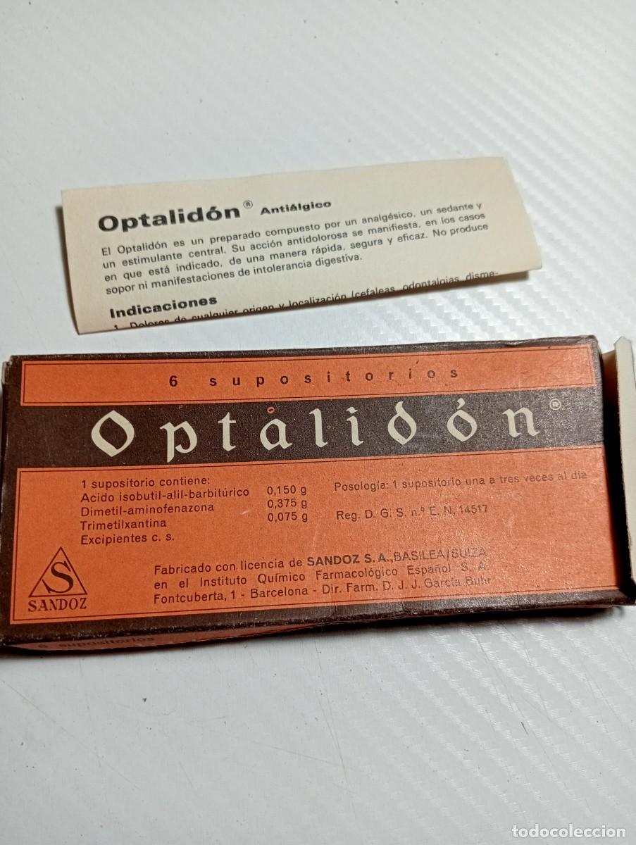 Libros de segunda mano: MEDICAMENTO ANTIGUO OPTALIDON LABORATORIO SANDOZ MEDICINA,