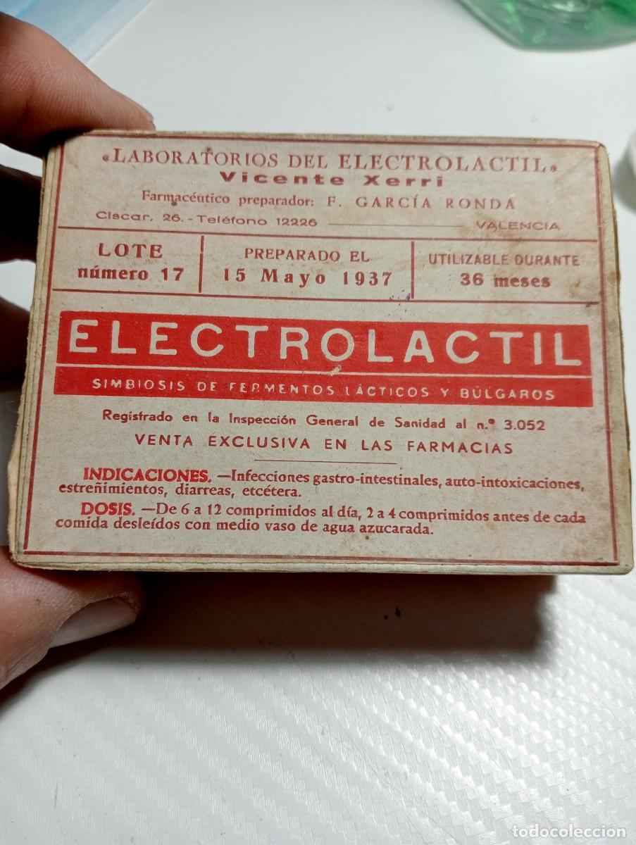 Libros de segunda mano: MEDICAMENTO ANTIGUA ELECTROLACTIL LABORATORIO FARMACEUTICA VICENTE XERRI MEDICINA,