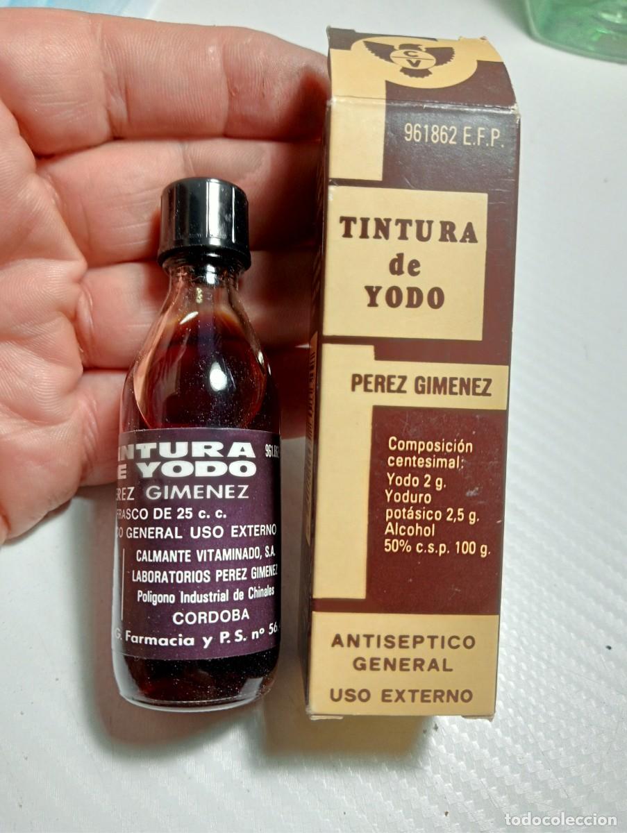 Libros de segunda mano: MEDICAMENTO ANTIGUA TINTURA DE YODO FARMACEUTICA P&Eacute;REZ JIM&Eacute;NEZ MEDICINA,