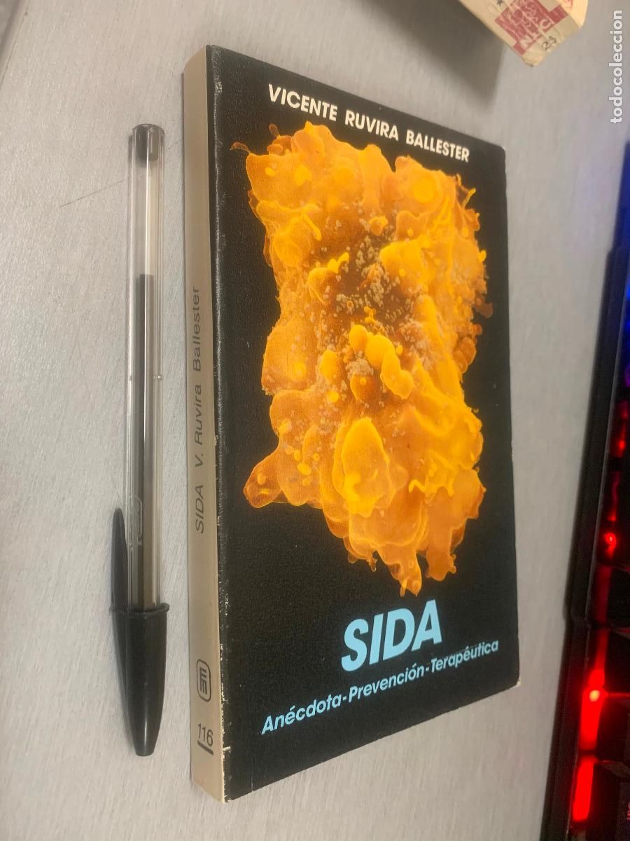 Libros de segunda mano: SIDA. AN&Eacute;CDOTA, PREVENCI&Oacute;N, TERAP&Eacute;UTICA / VICENTE RUVIRA BALLESTER / ED. MENSAJERO 1987
