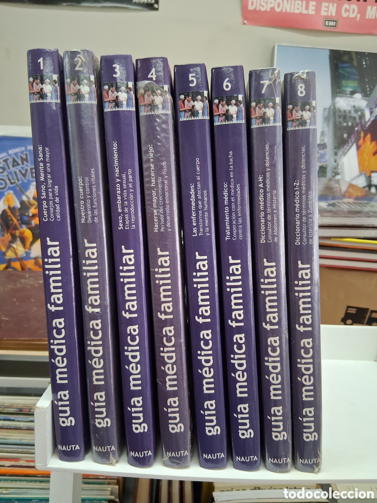 Libros de segunda mano: Guia medica familiar - Nauta - 8 tomos