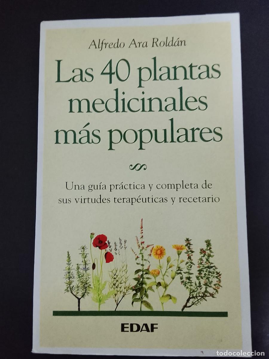 Libros de segunda mano: Alfredo Ara Rold&aacute;n: Las 40 plantas medicinales m&aacute;s populares (Editorial EDAF. 2000)