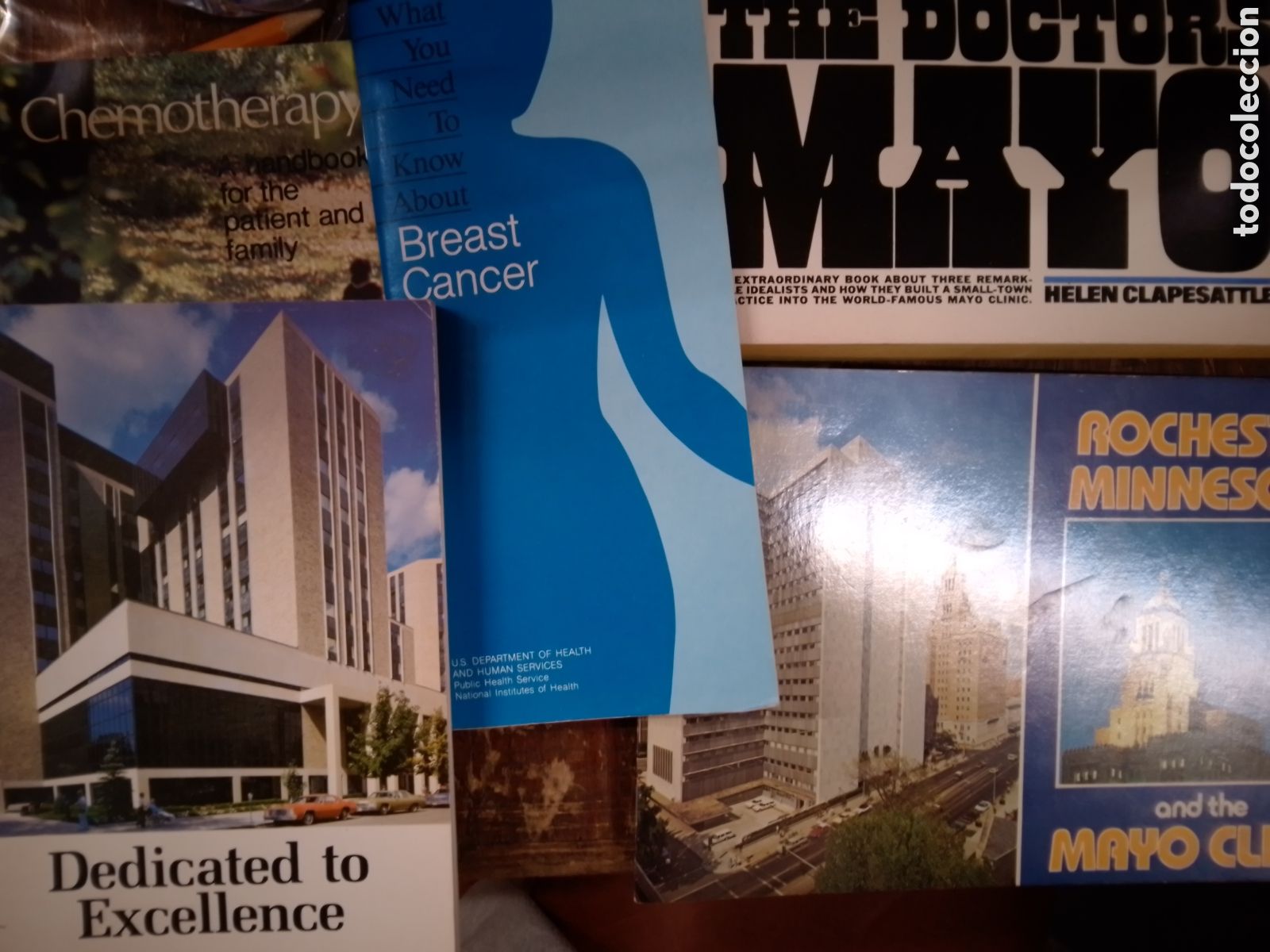 Livros em segunda m&atilde;o: CLINICA MAYO. 6 VOLUMENES. CANCER. A&Ntilde;OS 40 AL 80.